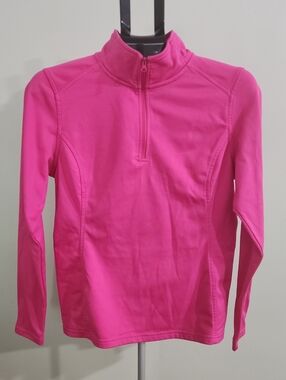 The North Face Womens Hot Pink Quarter Zip. Size Medium.